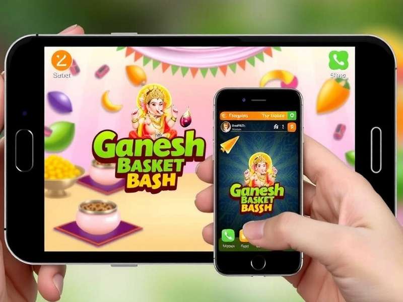 Ganesh Basket Bash - Device Compatibility Ganesh Basket Bash running on various Indian mobile devices, from budget phones to high-end smartphones